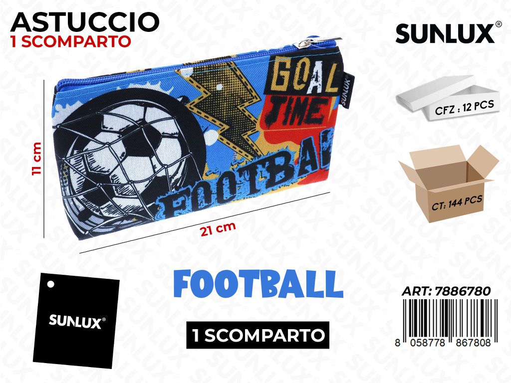 ASTUCCIO FOOTBALL 1SCOMP. 21*11CM