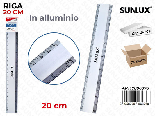 Sunlux Riga in Alluminio 20CM