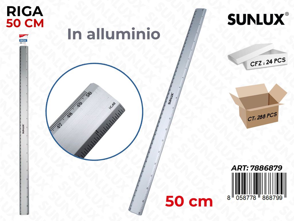 Sunlux Riga in Alluminio 50CM