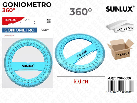 Sunlux Goniometro 360° 10.1CM