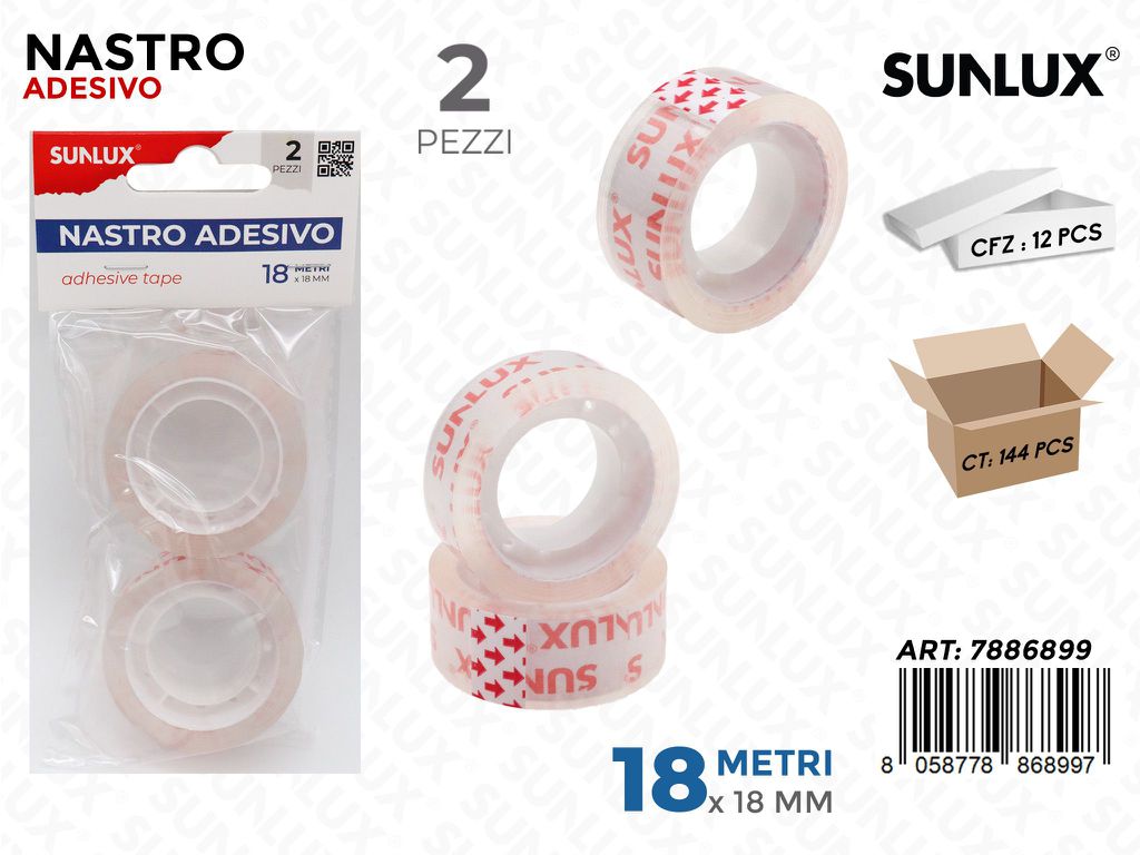 NASTRO ADV 2PCS 18MT*18MM /PZ DA 12**