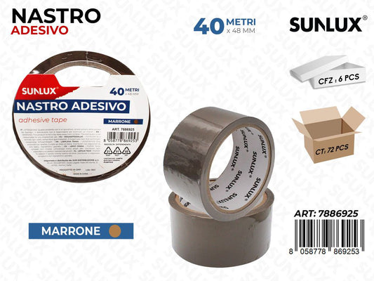 Sunlux Nastro Adv Marrone 48MM*40MT