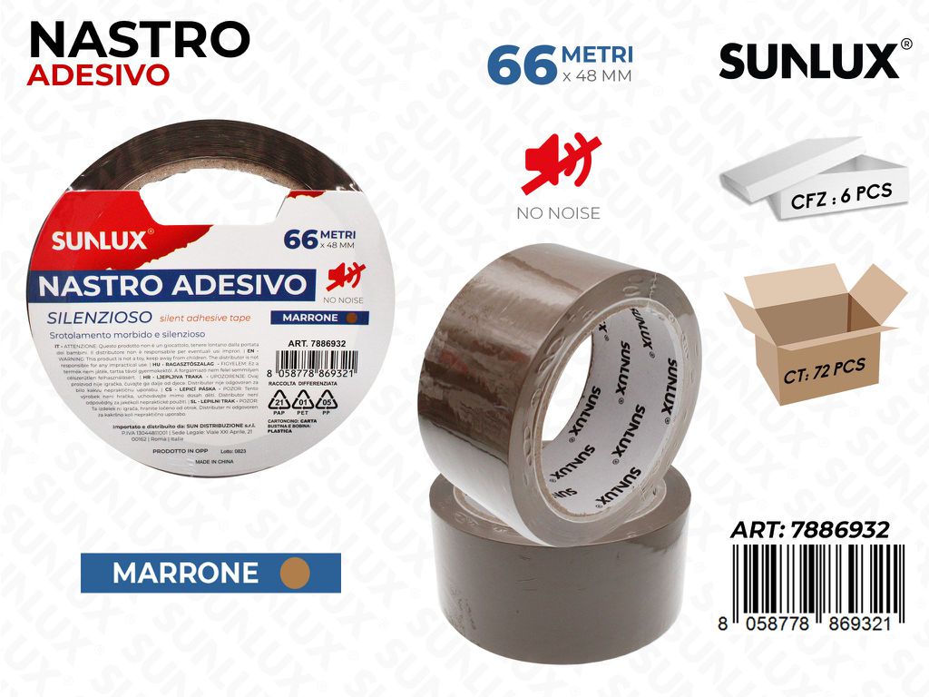 Sunlux Nastro Adv Mar. Silenzioso 48MM*66MT