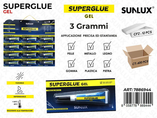 Sunlux Superglue Gel 3GR