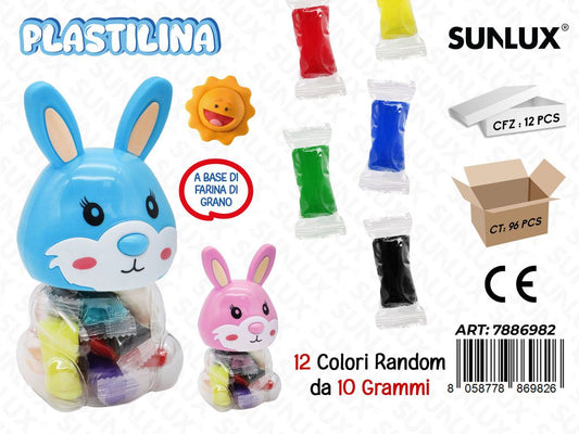 Sunlux Plastilina 12COL. 10GR