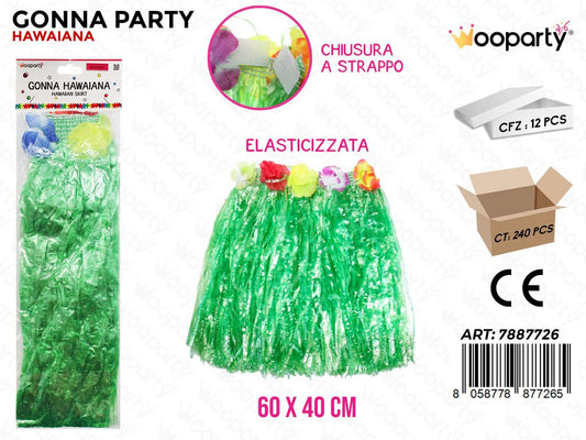 GONNA PARTY HAWAIANA 60*40CM /PZ DA 12**