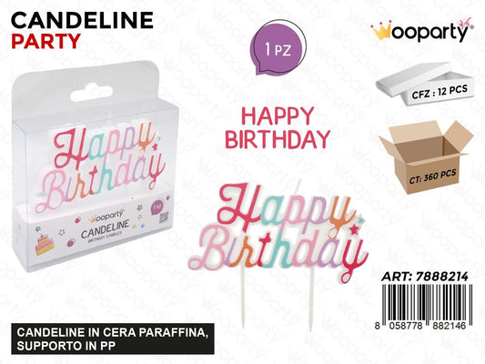 CANDELINE PARTY HAPPY BIRTHDAY