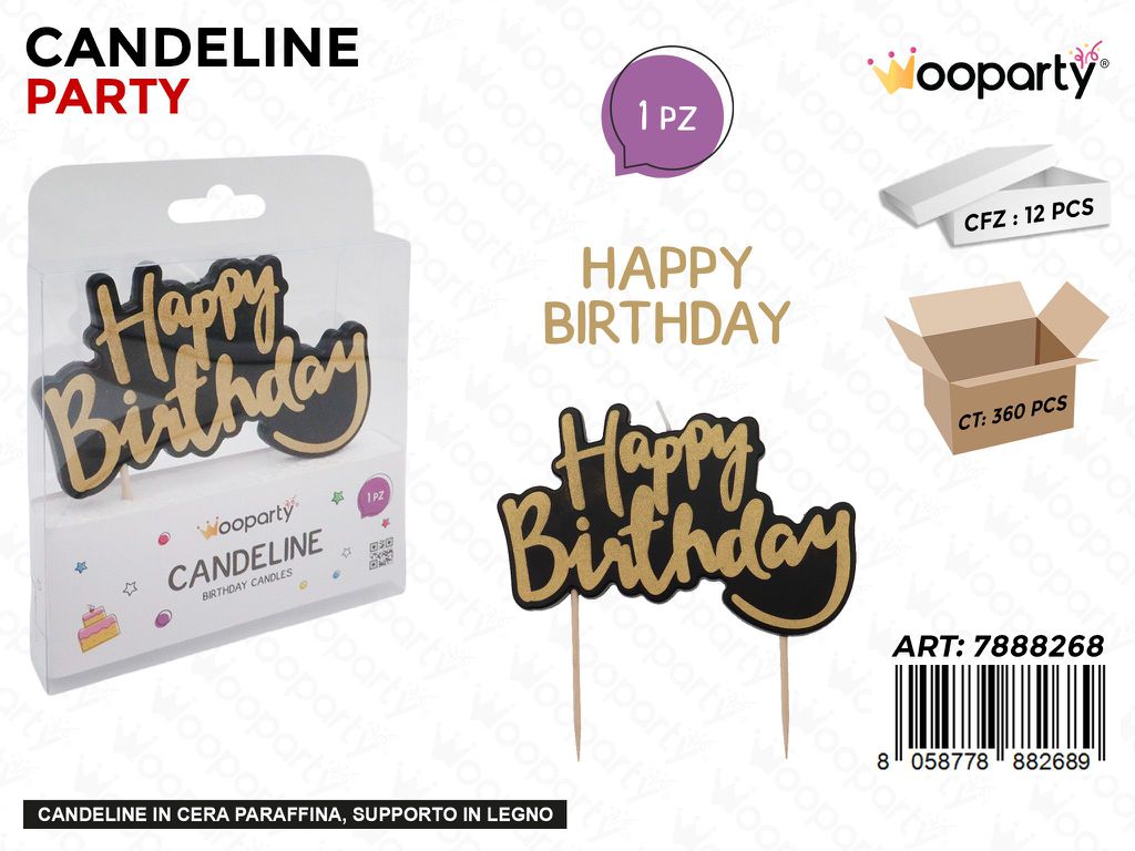 CANDELINE PARTY HAPPY BIRTHDAY