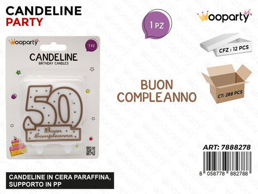 CANDELINE BUON COMPL. 50ANNI