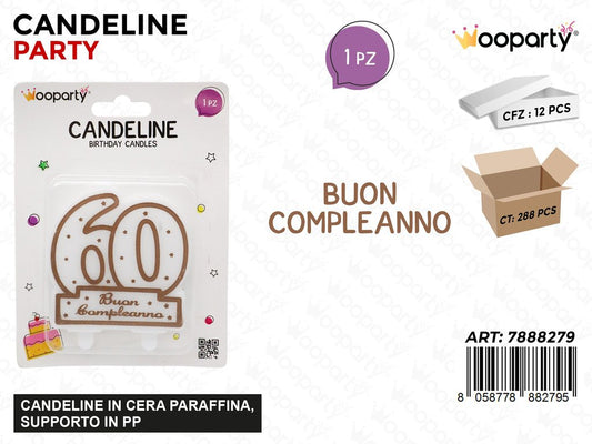 CANDELINE BUON COMPL. 60ANNI