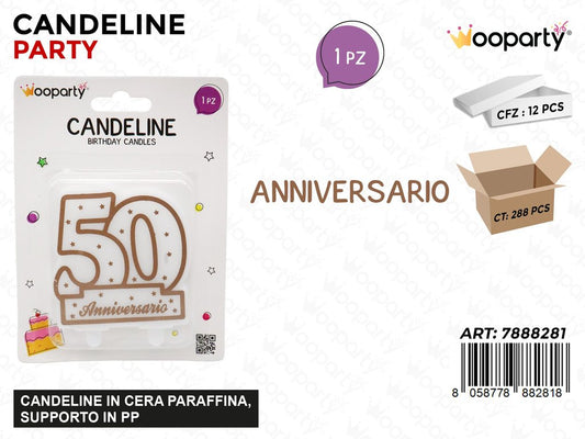 CANDELINE ANNIVERSARIO 50ANNI