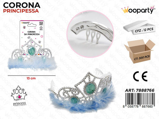 CORONA DA PRINCIPESSA CELESTE 13CM /PZ DA 12**