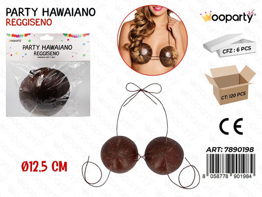 REGGISENO HAWAIANO COCCO D.12.5CM /PZ DA 6**