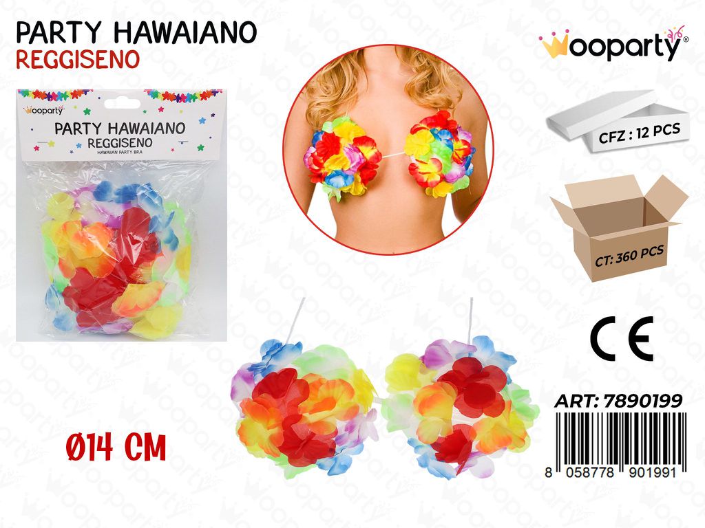 REGGISENO DI FIORI MULTICOL. 14CM /PZ DA 12**