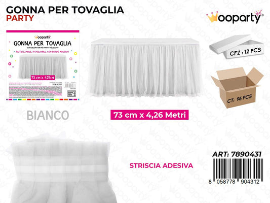 GONNA TOVAGLIA ADV BIA. 73CM*4.26MT /PZ DA 12**
