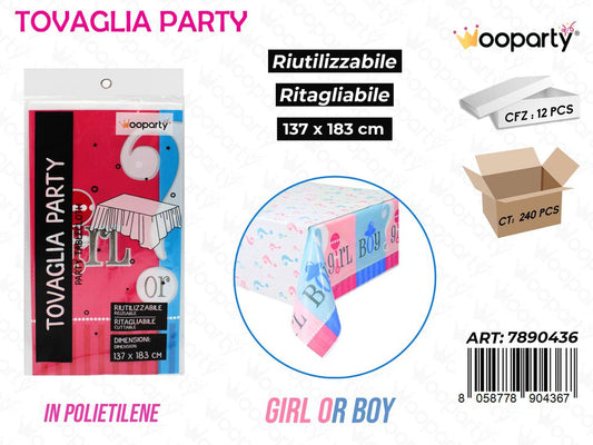 TOVAGLIA PARTY RIUT. 137*183CM /PZ DA 12**
