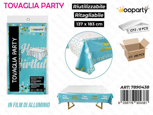 TOVAGLIA PARTY RIUT. 137*183CM /PZ DA 12**