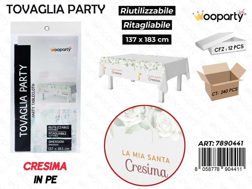 TOVAGLIA CRESIMA RIUT. 137*183CM