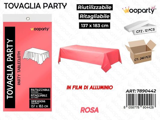 TOVAGLIA ROSA 137*183CM