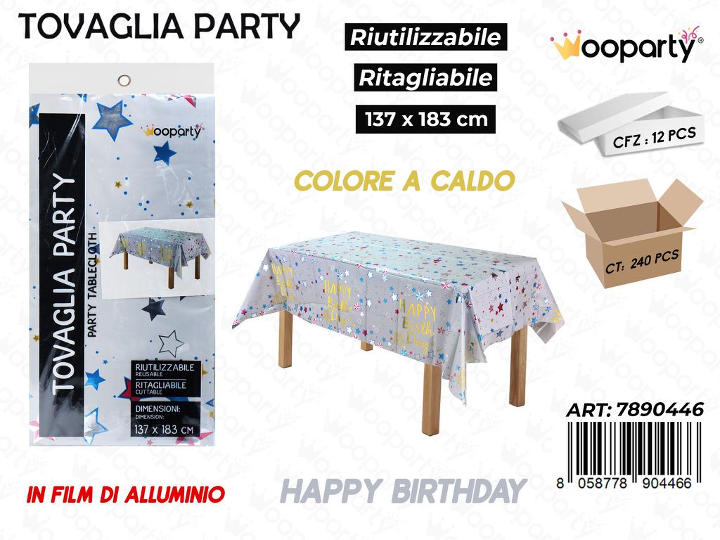 TOVAGLIA GRIGIO HAPPY B. 137*183CM