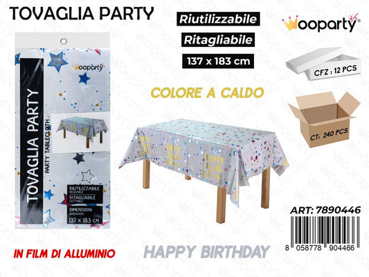 TOVAGLIA GRIGIO HAPPY B. 137*183CM