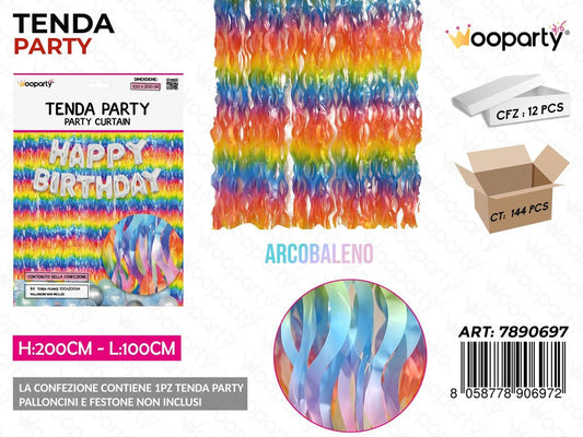 TENDA PARTY ARCOBALENO 100*200CM /PZ DA 12**
