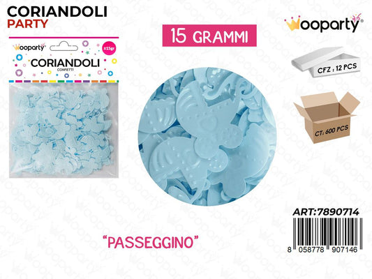 CORIANDOLI CELE. PASSEGGINO 15GR /PZ DA 12**