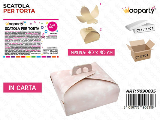 Scatola per Torta in Carta 40*40CM