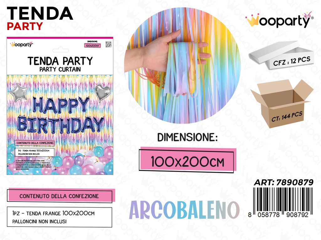TENDA PARTY ARCOBALENO 100*200CM