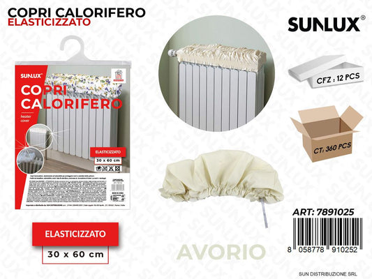 Copri Calorifero Elast. Avorio 30*60CM