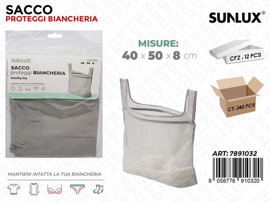 Sunlux Sacco Proteggi Biancheria 40*50*8CM / Pz da 12