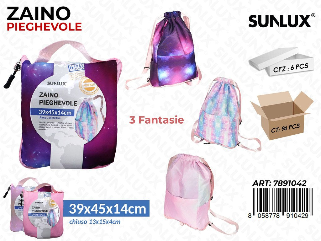 Sunlux Zaino Pieghevole 3FANT. 39*45*14CM