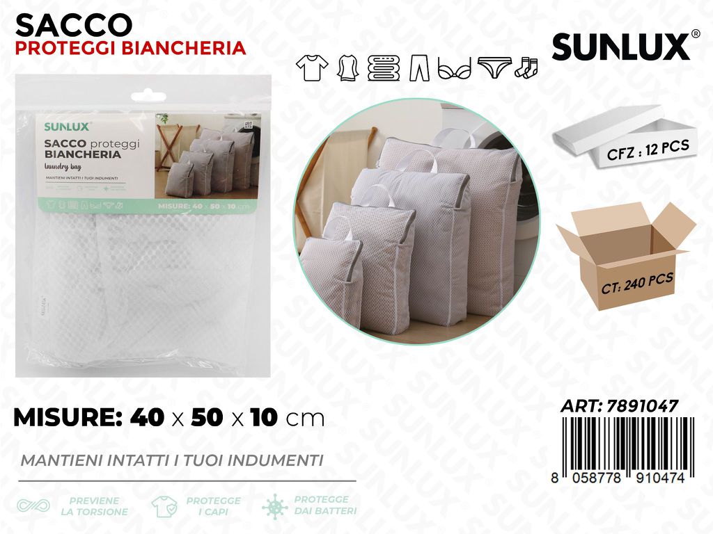 Sunlux Sacco Proteggi Bianch. 40*50*10CM