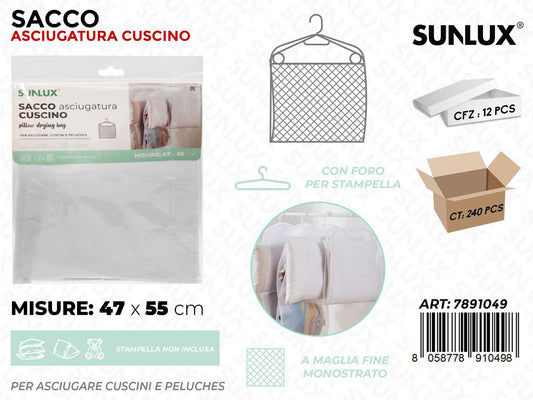 Sunlux Sacco Asciugatura Cuscino 47*55CM