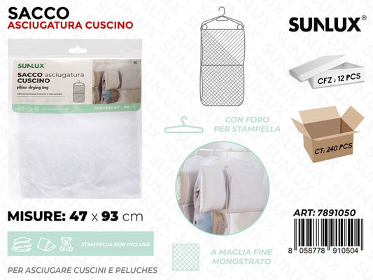 Sunlux Sacco Asciugatura Cuscino 47*93CM