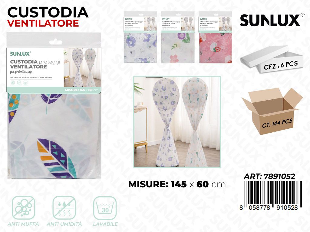 Sunlux Proteggi Ventilatore Ass. 145*60CM