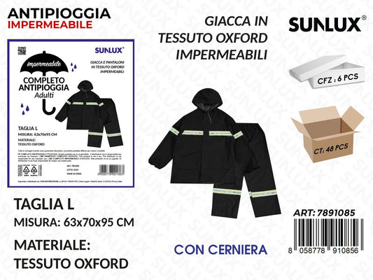 Sunlux Imperm. Antipioggia Ass. Tg.l 63*70*95CM