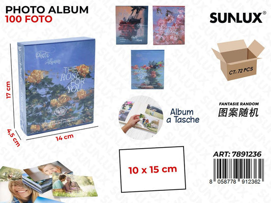 Sunlux Album Foto a Tasche Ass. 100F. 14*4.5*17CM