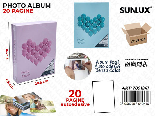 Sunlux Album Foto 20PAG. Adv Ass. 20.5*5.5*26CM