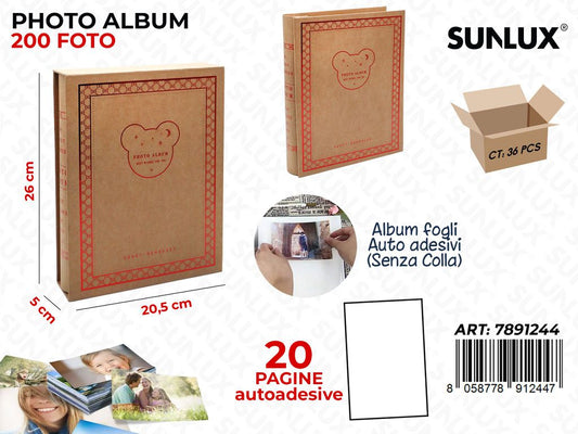 Sunlux Album Foto 20PAG. Adv Ass. 20.5*5.5*26CM