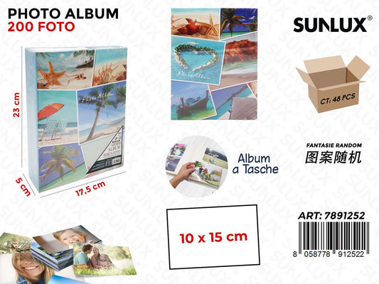 Sunlux Album Foto a Tasche Ass. 200F. 23*17.5*5CM