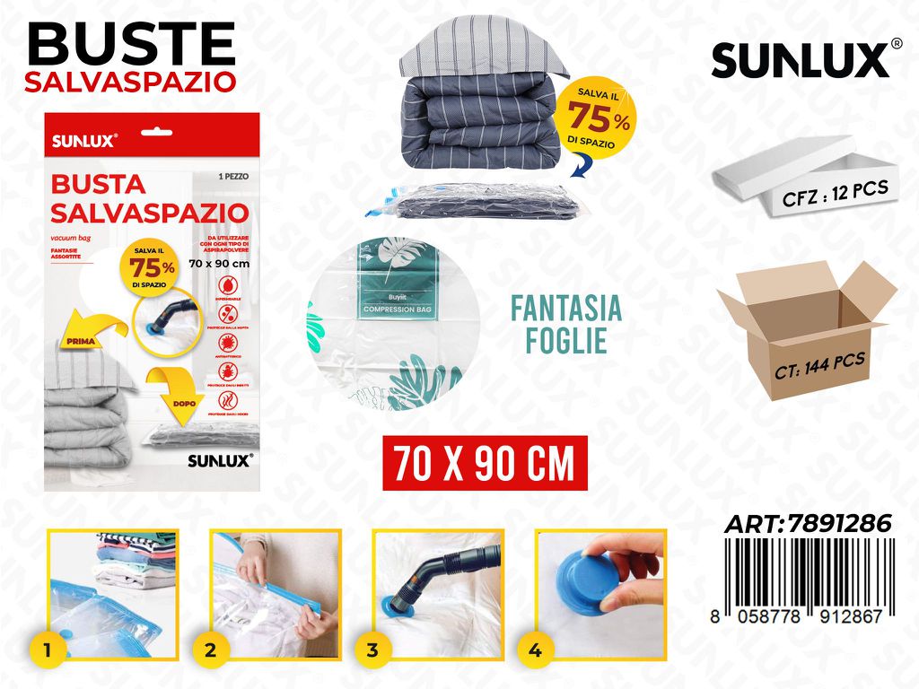 Sunlux Busta Salvaspazio Foglia 70*90CM