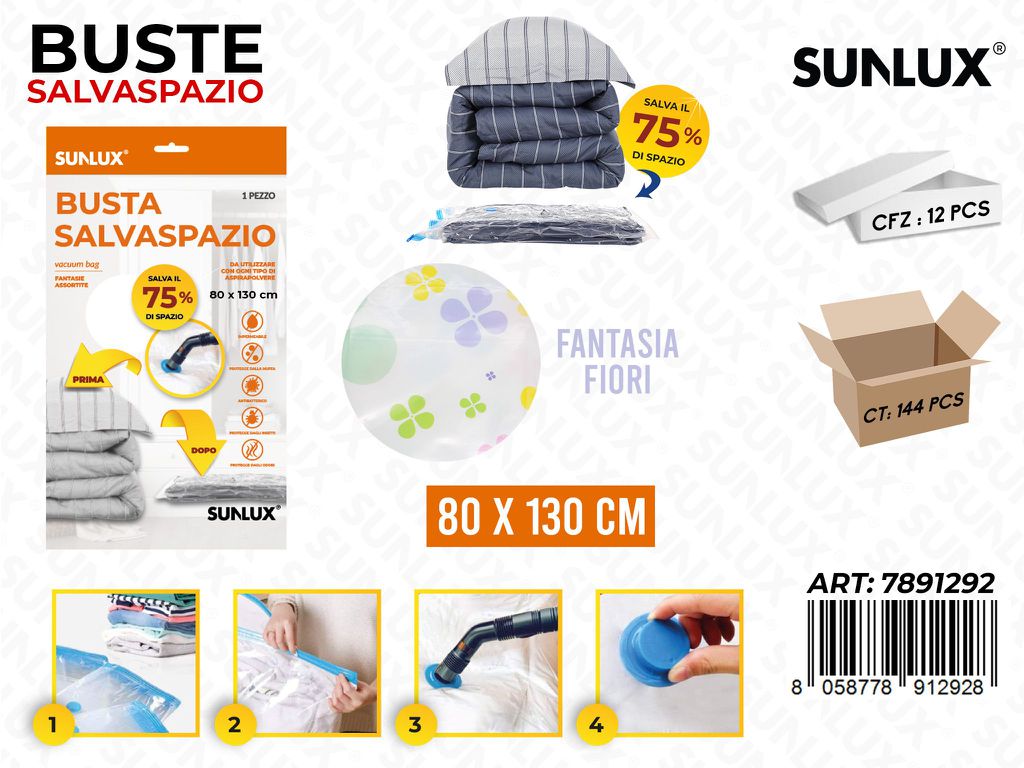 Sunlux Busta Salvaspazio Fiori 80*130CM