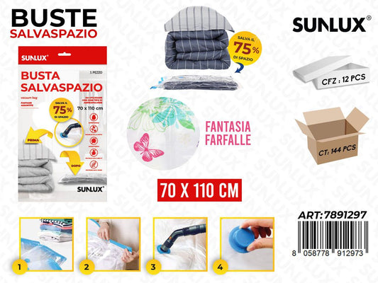 Sunlux Busta Salvaspazio Farfalle 70*110CM