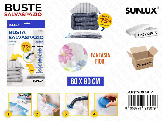 Sunlux Buste Salvaspazio Fiori 60*80CM