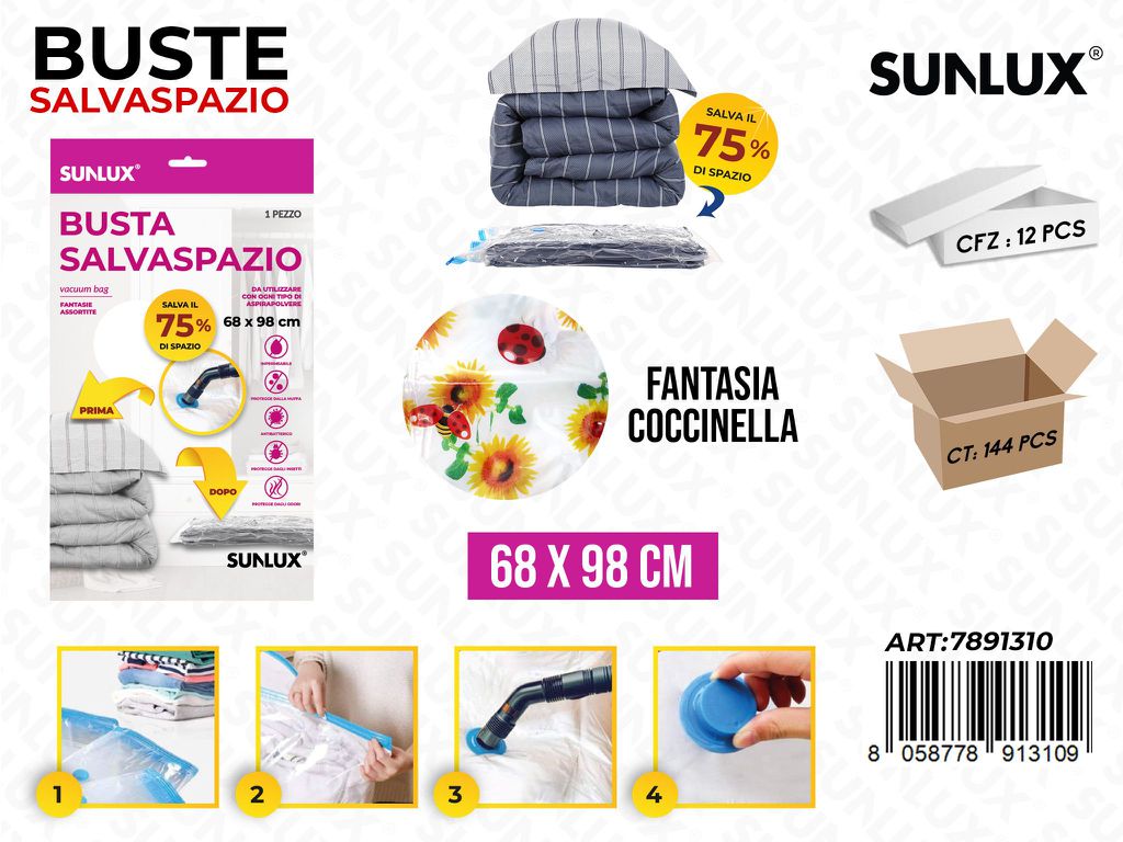 Sunlux Busta Salvaspazio Coccinelle 68*98CM