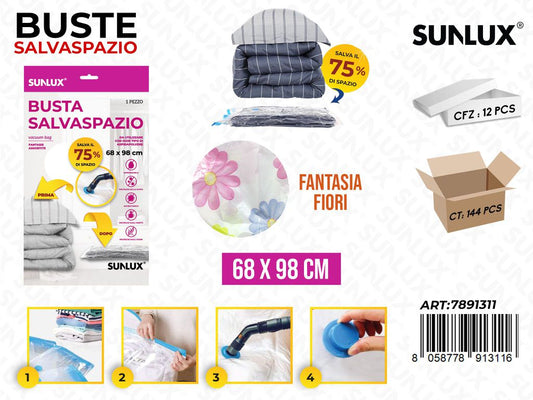 Sunlux Busta Salvaspazio Fiori 68*98CM
