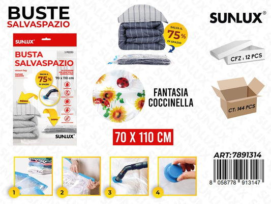Sunlux Busta Salvaspazio Coccinelle 70*110CM