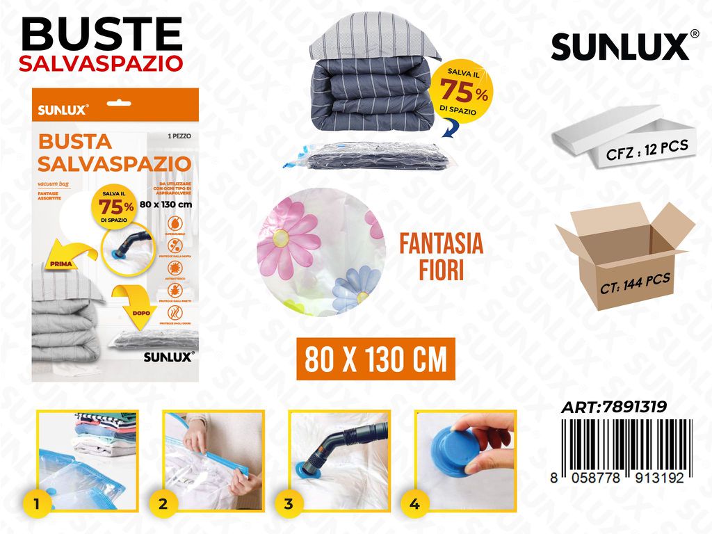 Sunlux Busta Salvaspazio Fiori 80*130CM