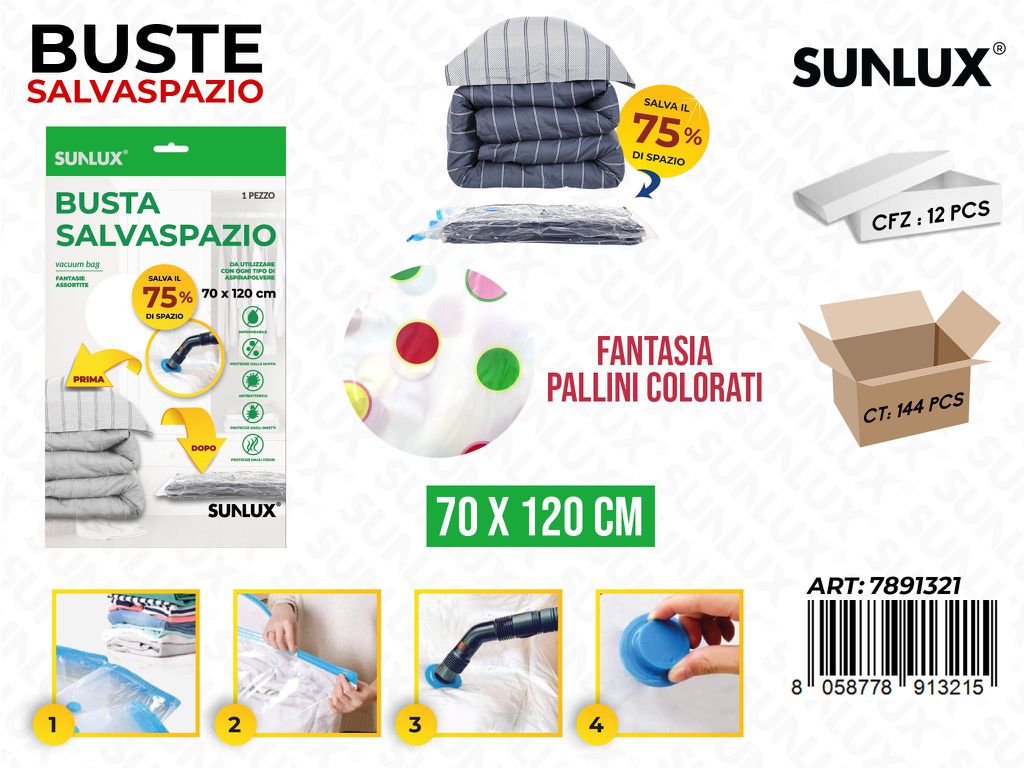 Sunlux Busta Salvaspazio Pallini 70*120CM